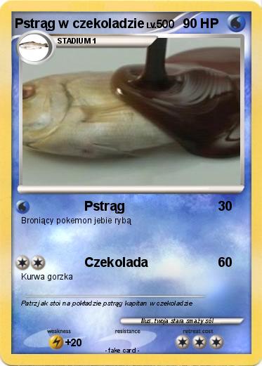 Pokemon Pstrąg w czekoladzie