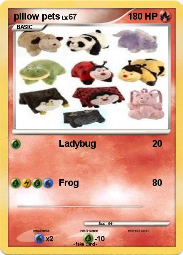 Pokemon pillow pets