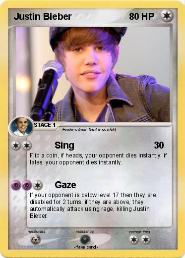 Pokemon Justin Bieber
