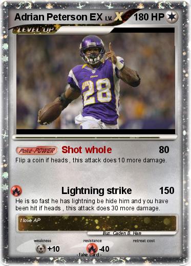 Pokemon Adrian Peterson EX