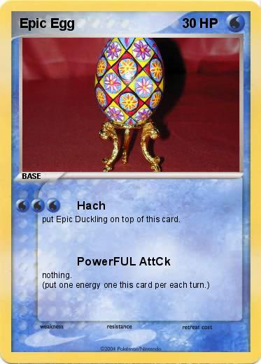 Pokemon Epic Egg