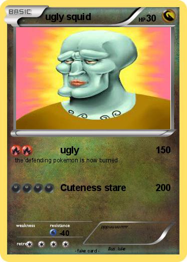 Pokemon ugly squid