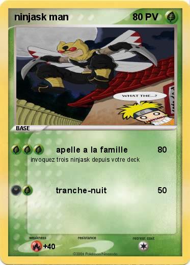 Pokemon ninjask man