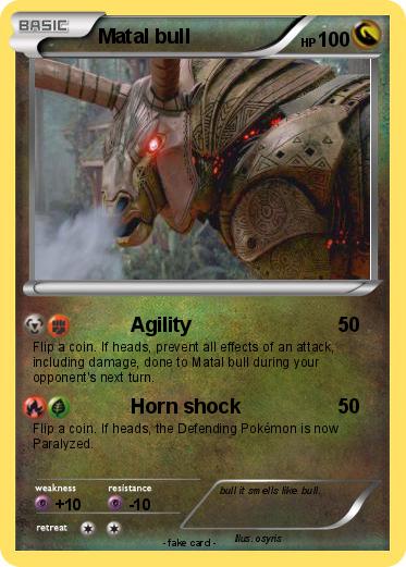Pokemon Matal bull