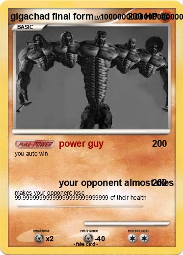 Pokemon gigachad final form