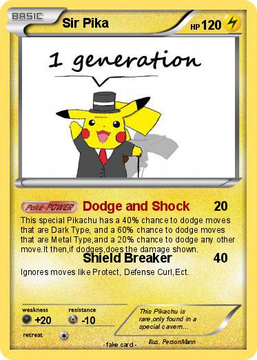 Pokemon Sir Pika