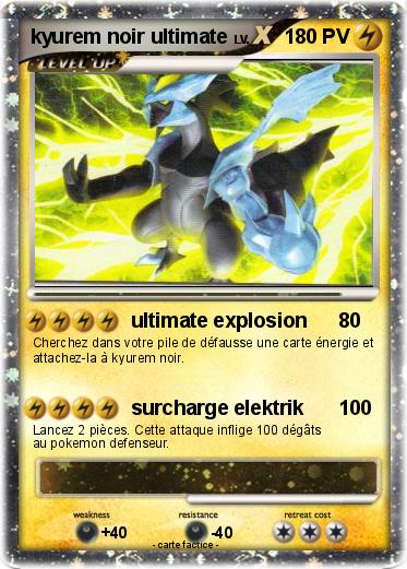 Pokemon kyurem noir ultimate