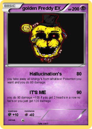 Pokemon golden Freddy EX