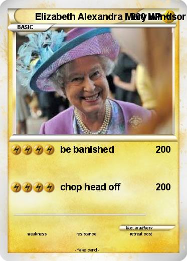 Pokemon Elizabeth Alexandra Mary Windsor