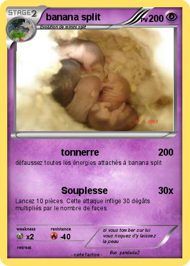 Pokemon banana split