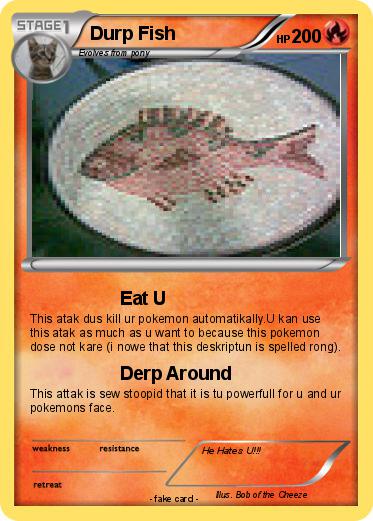 Pokemon Durp Fish