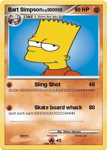 Pokemon Bart Simpson