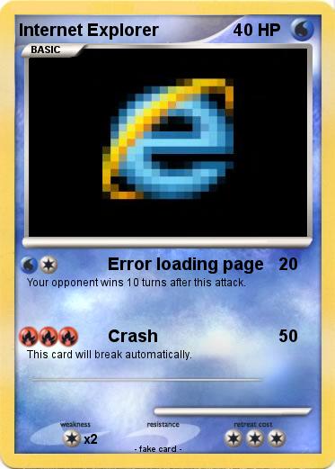 Pokemon Internet Explorer