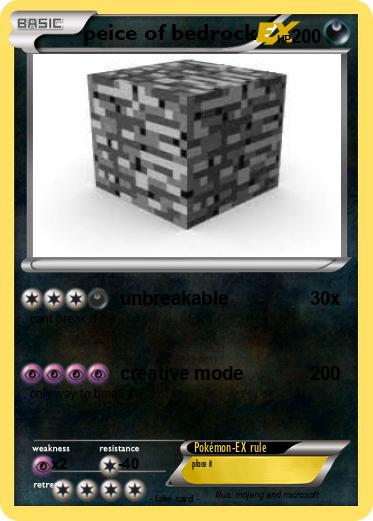 Pokemon peice of bedrock