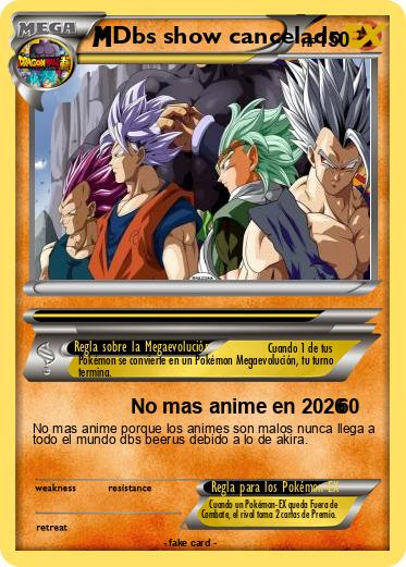 Pokemon Dbs show cancelado
