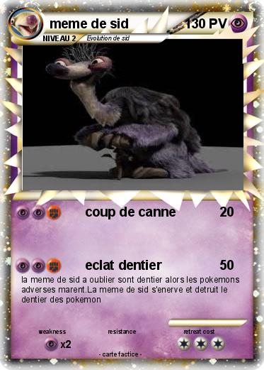 Pokemon meme de sid