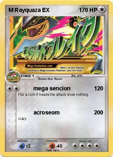 Pokemon M Rayquaza EX