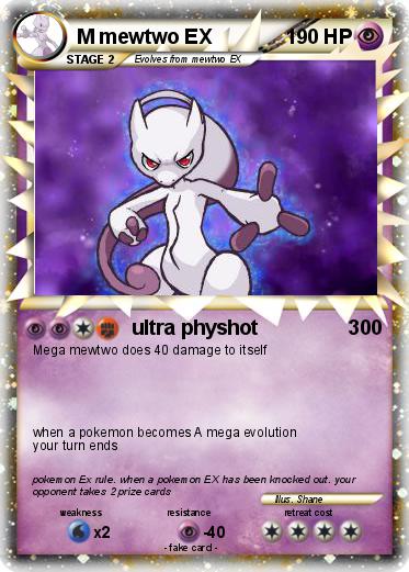 Pokemon M mewtwo EX