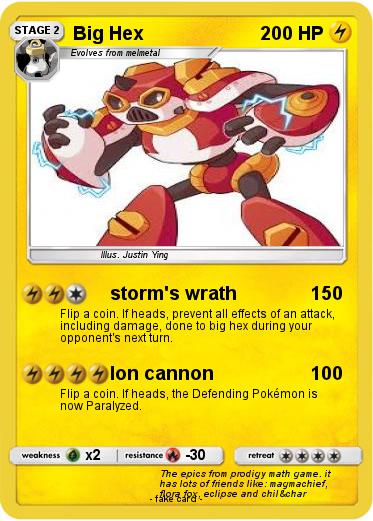 Pokémon Big Hex 3 3 - storm's wrath - My Pokemon Card