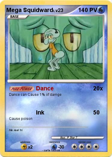 Pokemon Mega Squidward