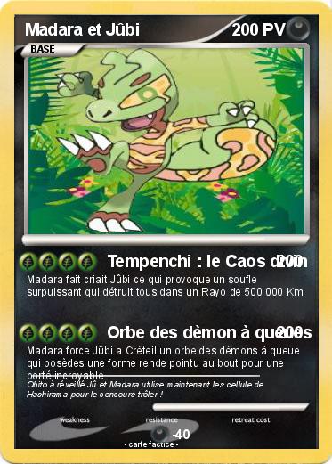 Pokemon Madara et Jûbi