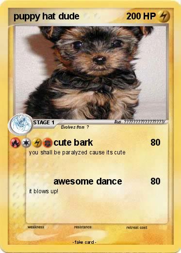 Pokemon puppy hat dude