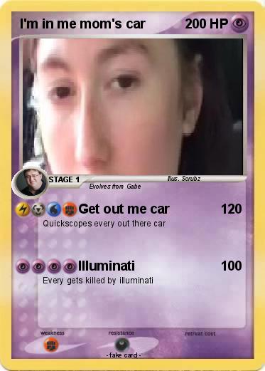 Pokemon I'm in me mom's car