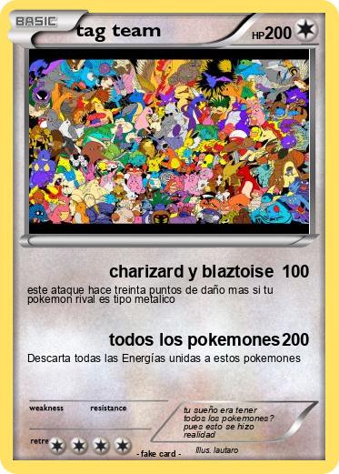 Pokemon tag team