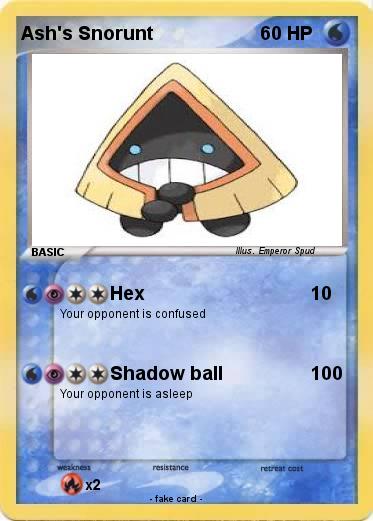 Pokemon Ash's Snorunt