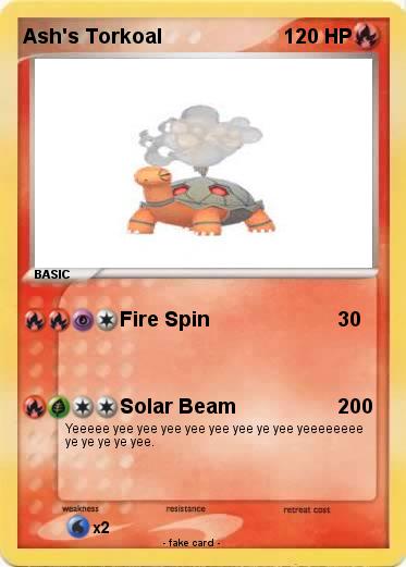 Pokemon Ash's Torkoal