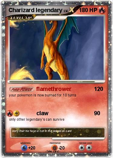 Pokemon Charizard legendary