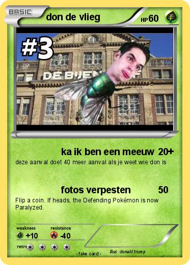 Pokemon don de vlieg