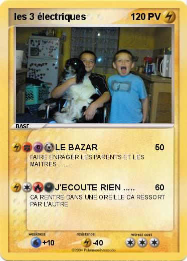 Pokemon les 3 électriques