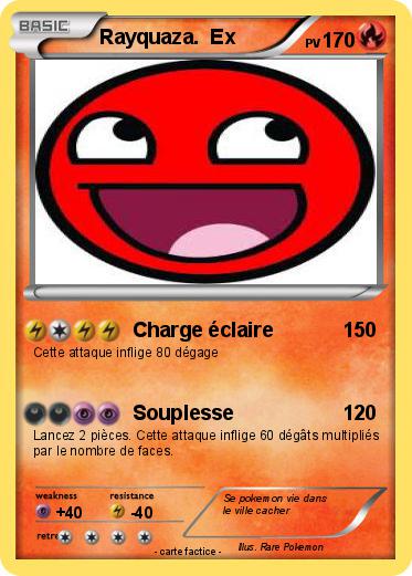 Pokemon Rayquaza.  Ex