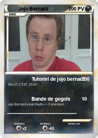 Pokemon Jojo Bernard