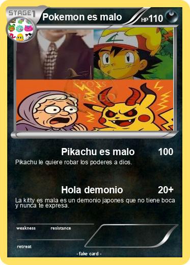 Pokemon Pokemon es malo