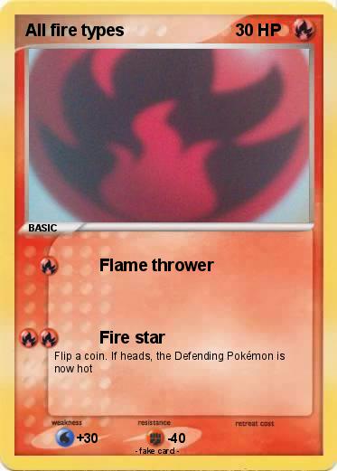 Pokemon All fire types
