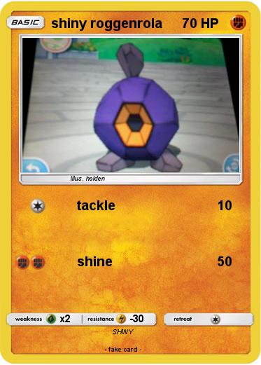 Pokemon shiny roggenrola