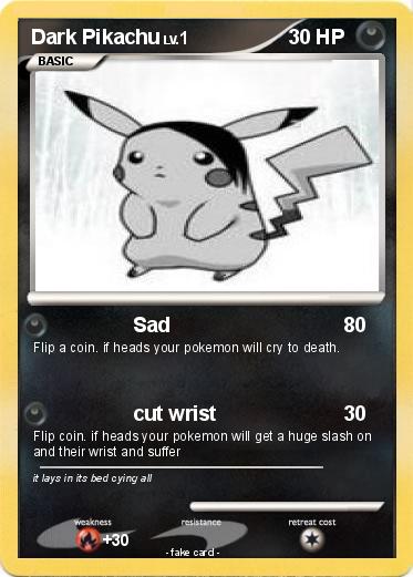 Pokemon Dark Pikachu
