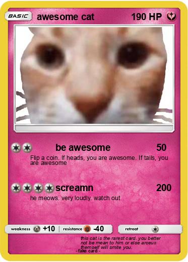 Pokemon awesome cat