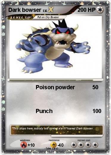 Pokemon Dark bowser