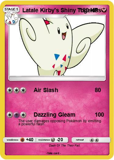 Pokemon Latale Kirby's Shiny Togekiss