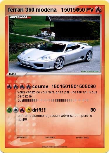 Pokemon ferrari 360 modena   150150