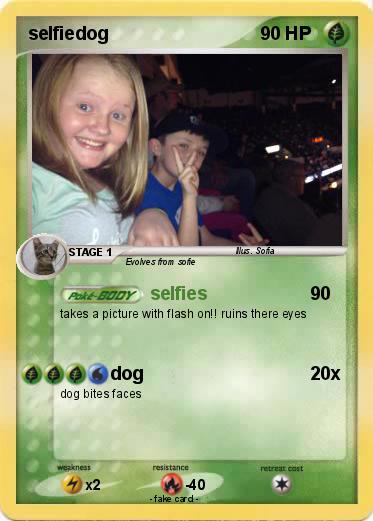 Pokemon selfiedog