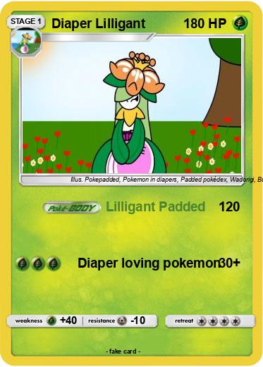 Pokemon Diaper Lilligant
