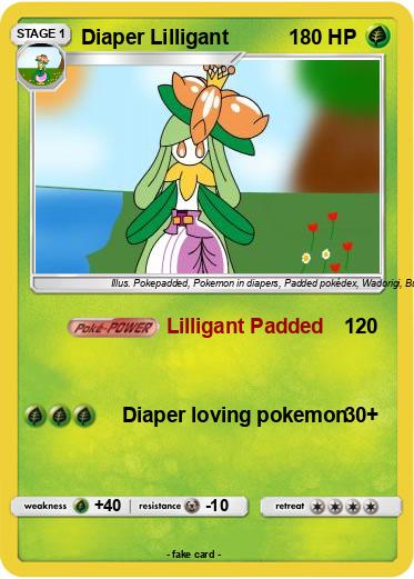 Pokemon Diaper Lilligant