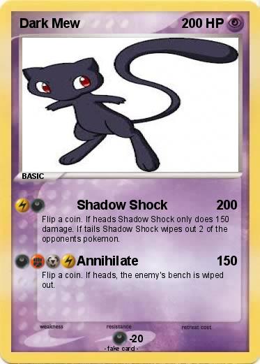 Pokemon Dark Mew