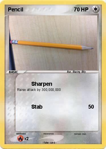 Pokemon Pencil