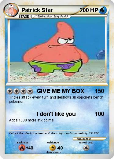 Pokemon Patrick Star