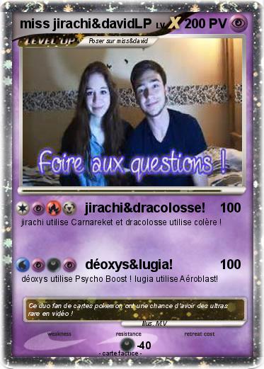 Pokemon miss jirachi&davidLP